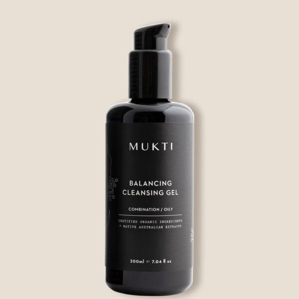 Mukti Organics Balancing Cleansing Gel. Ilu Hub - Natural & Organic Clean Skincare Products & Makeup