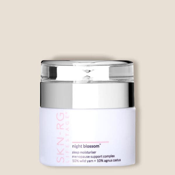 Skin-RG Night Blossom Sleeping Moisturiser Menopause Support. Ilu Hub - Natural, Organic Clean Skincare Products, Makeup